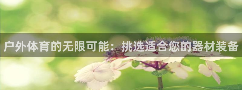 ug环球官网注册：户外体育的无限可能：挑选适合您的器材装备